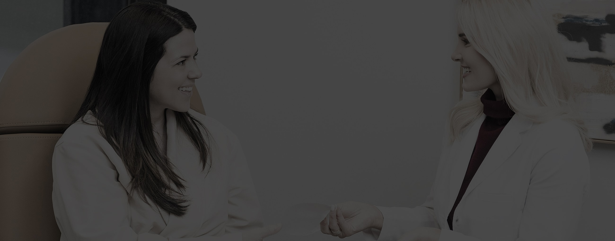 Consultation between patient and healthcare professional.