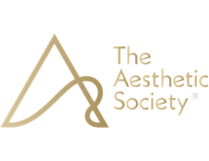 Logo of The Aesthetic Society in gold.